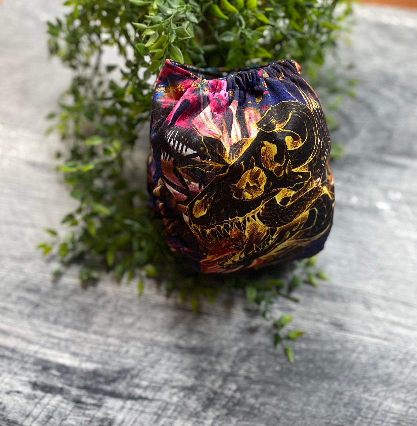 Dino skull gold PAC