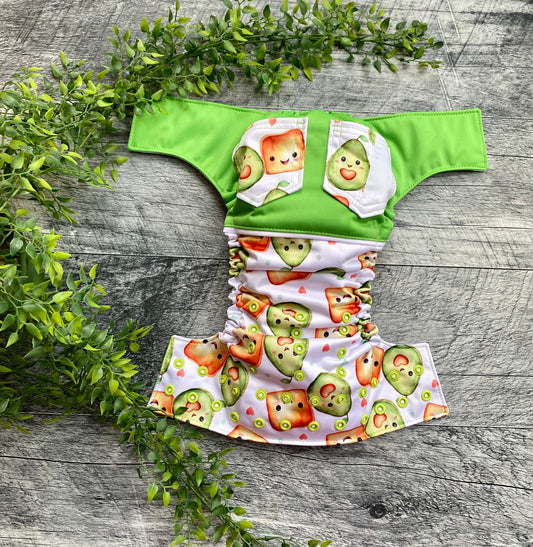 Avocado pocket asymétrique