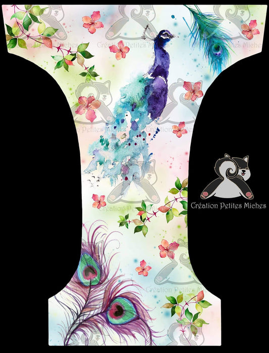 Paon aquarelle PAC
